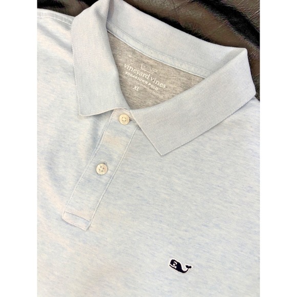 Vineyard Vines Other - Vineyard Vines Edgartown Polo Shirt Light Blue, Short Sleeve, Size: XL